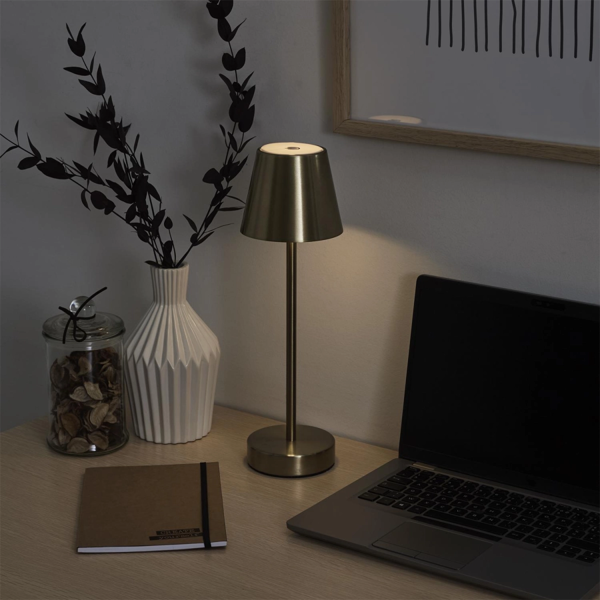 Lampka Casablanca 36cm LED na dotyk