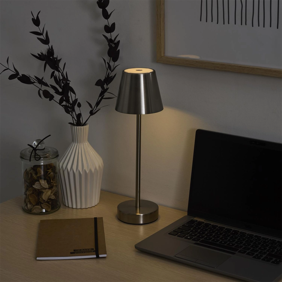 Lampka Casablanca 36cm LED na dotyk