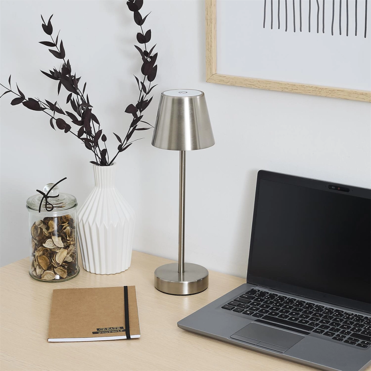 Lampka Casablanca 36cm LED na dotyk