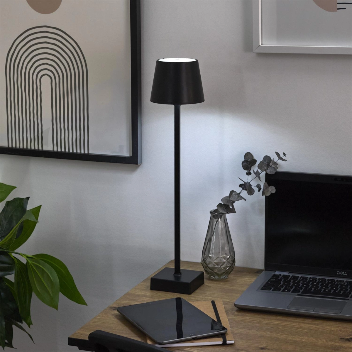 Lampka Blanca 45cm LED na dotyk taupe