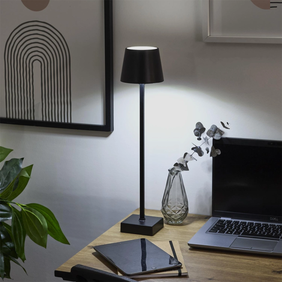Lampka Blanca 45cm LED na dotyk taupe
