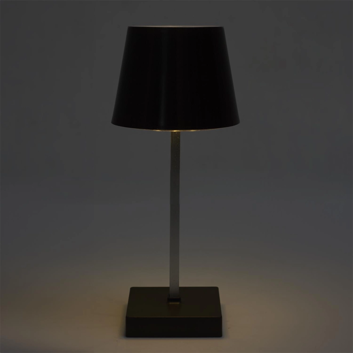 Lampka Blanca LED na dotyk ciemne drewno