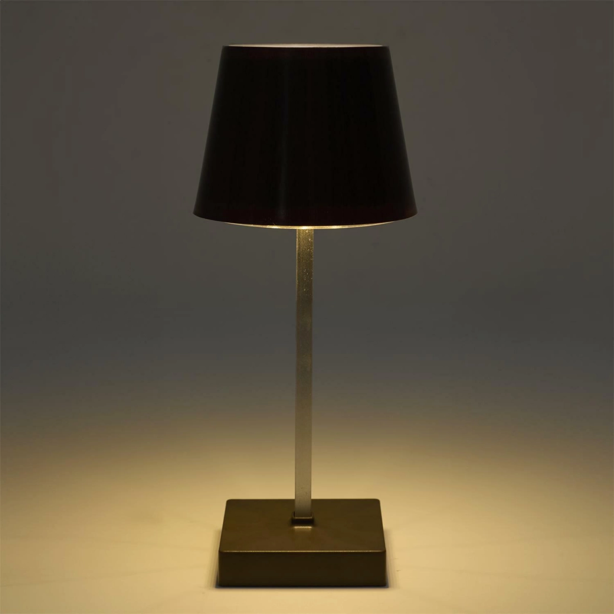 Lampka Blanca LED na dotyk ciemne drewno