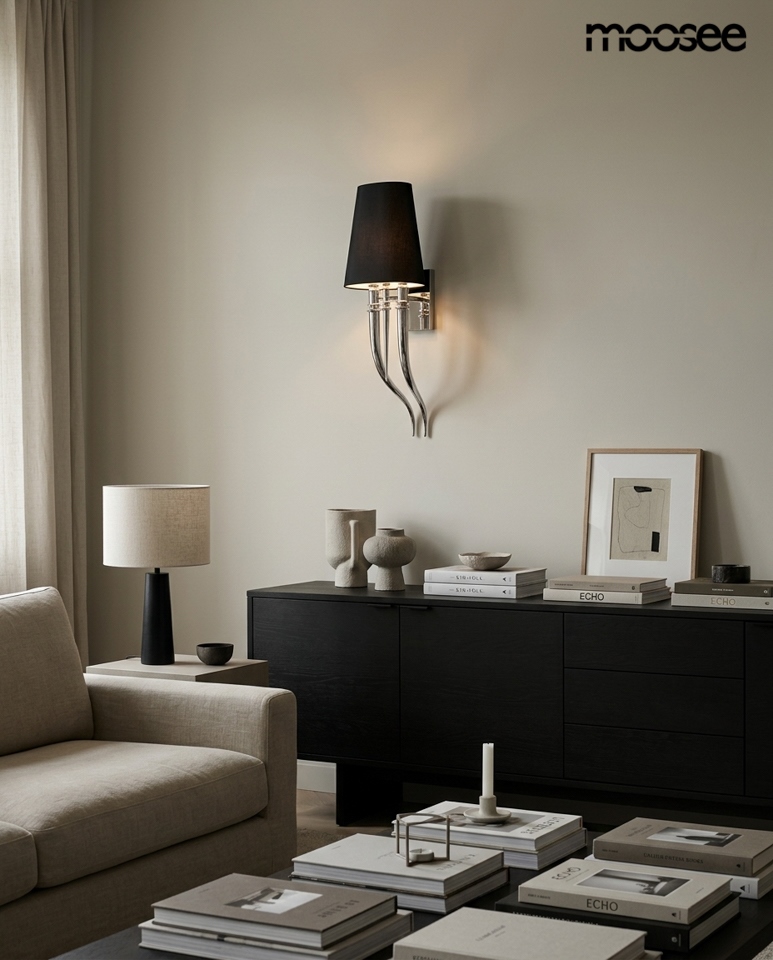 MOOSEE zestaw 2 sztuk lamp ściennych DEVIL WALL 1 czarny