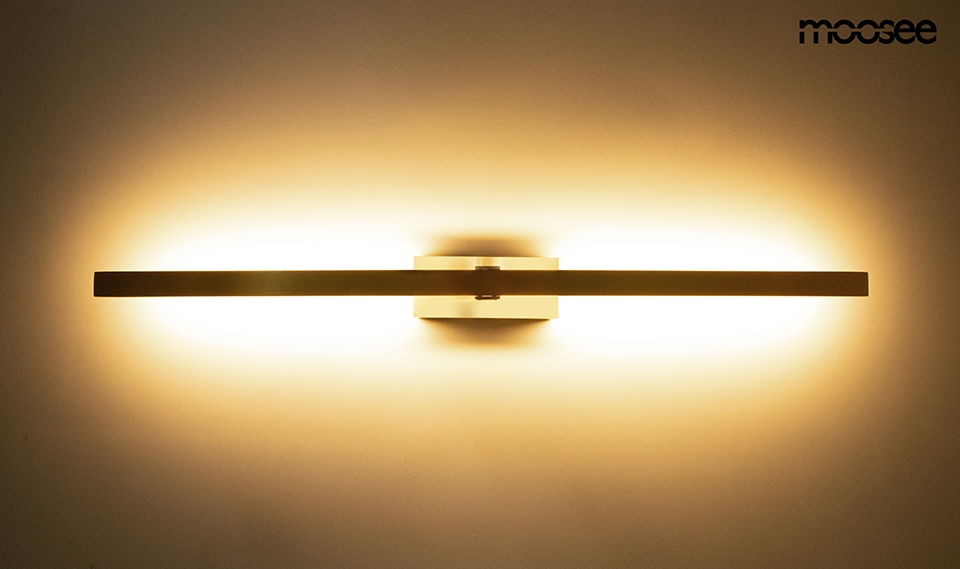 MOOSEE lampa ścienna LINE złota