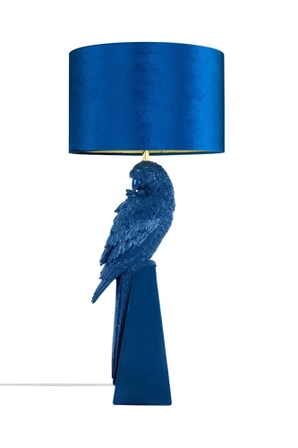 Lampa stołowa niebieska 84 cm, Parrot Kare