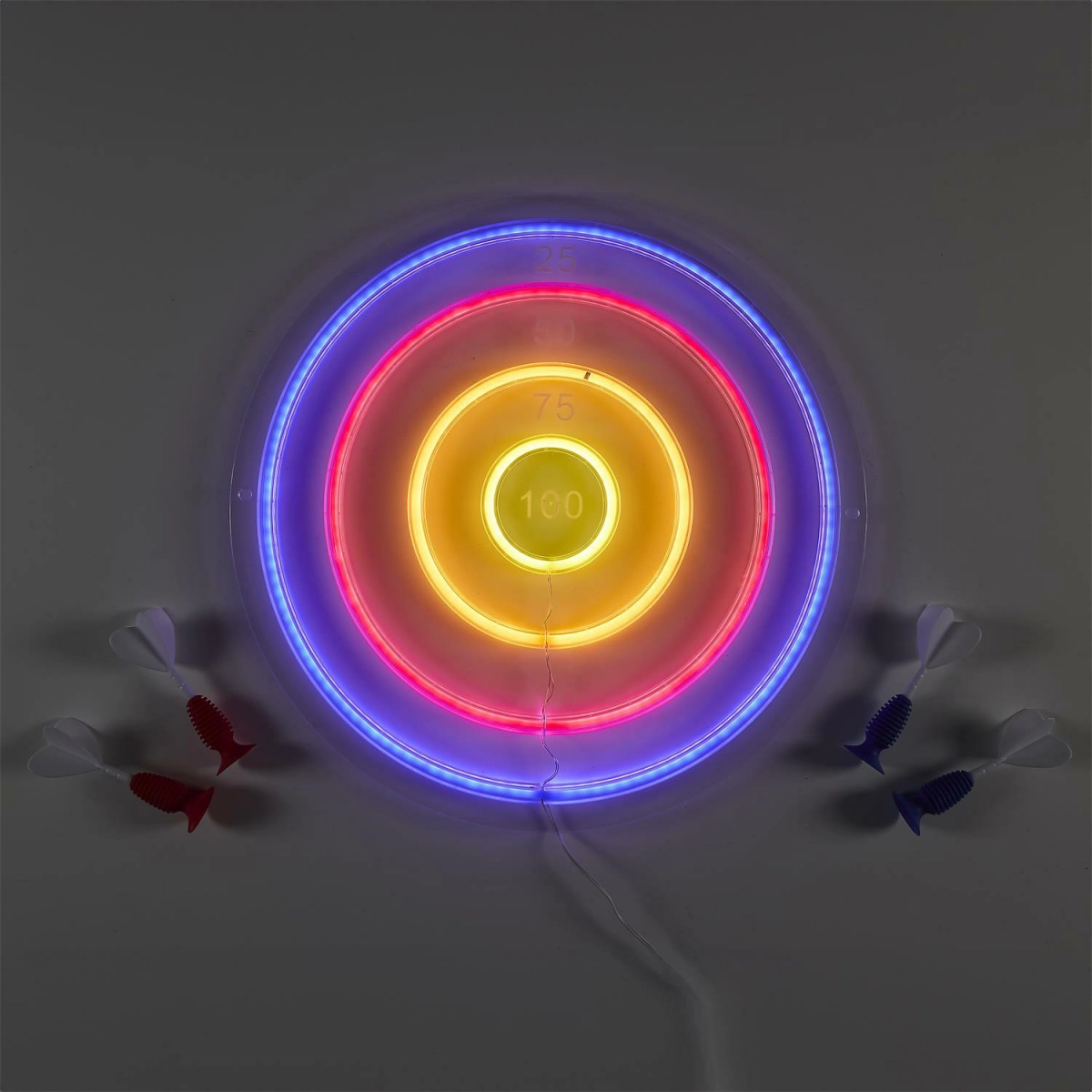 Lampka Tarcza z lotkami LED kolorowa