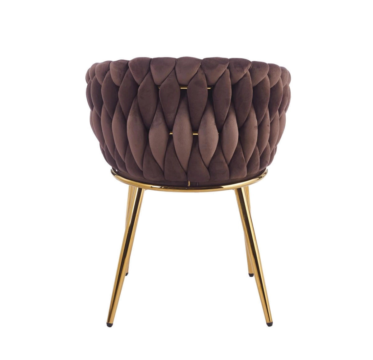 PRZEDSPRZEDAŻ -15% do 13.07 ! Krzesło velvet - Riviera 28 brązowe