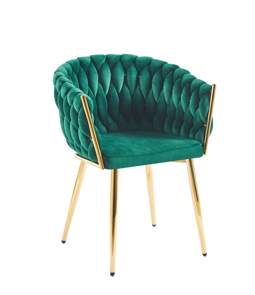 Krzesło velvet - Riviera 38 zielone