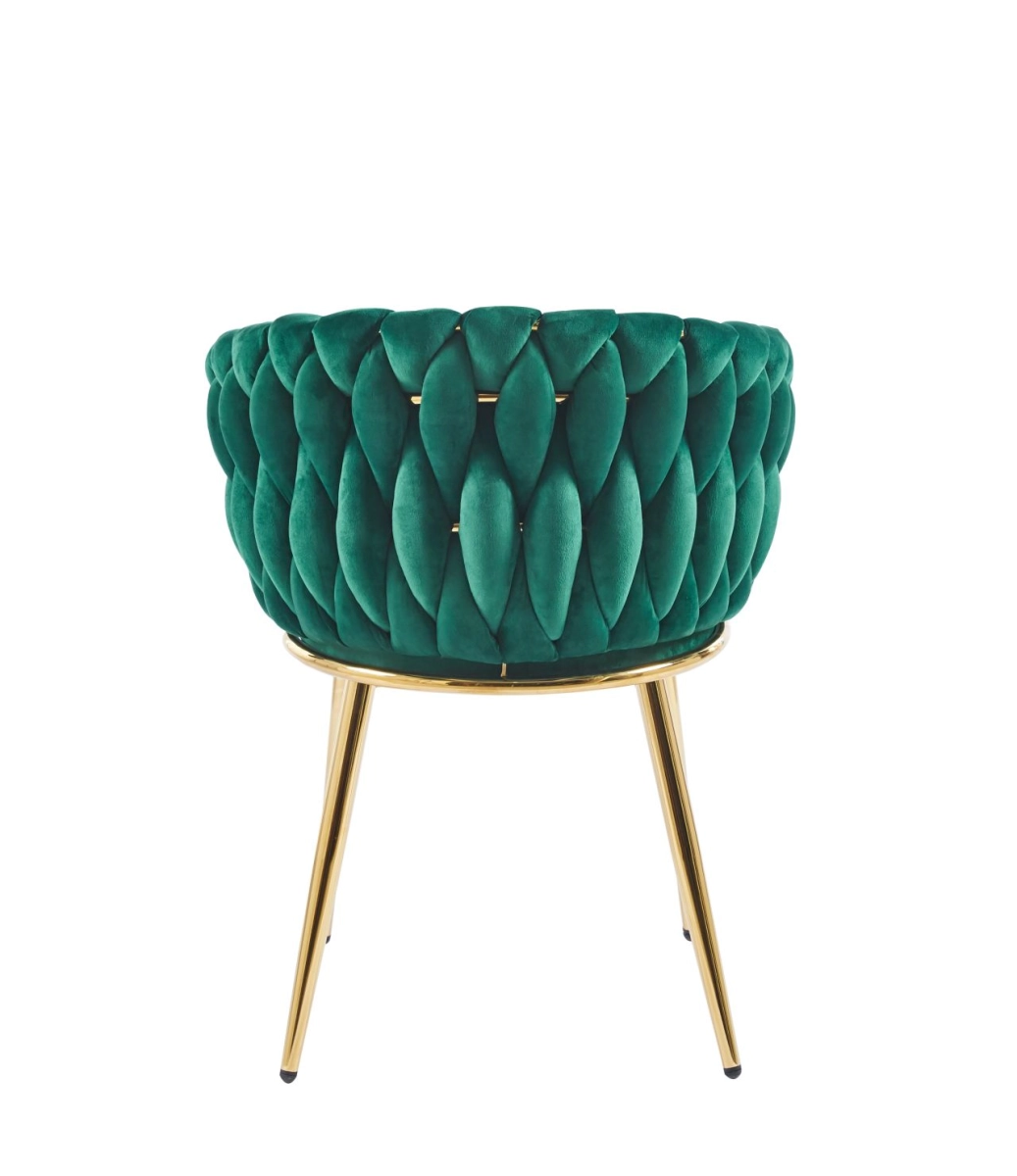 Krzesło velvet - Riviera 38 zielone