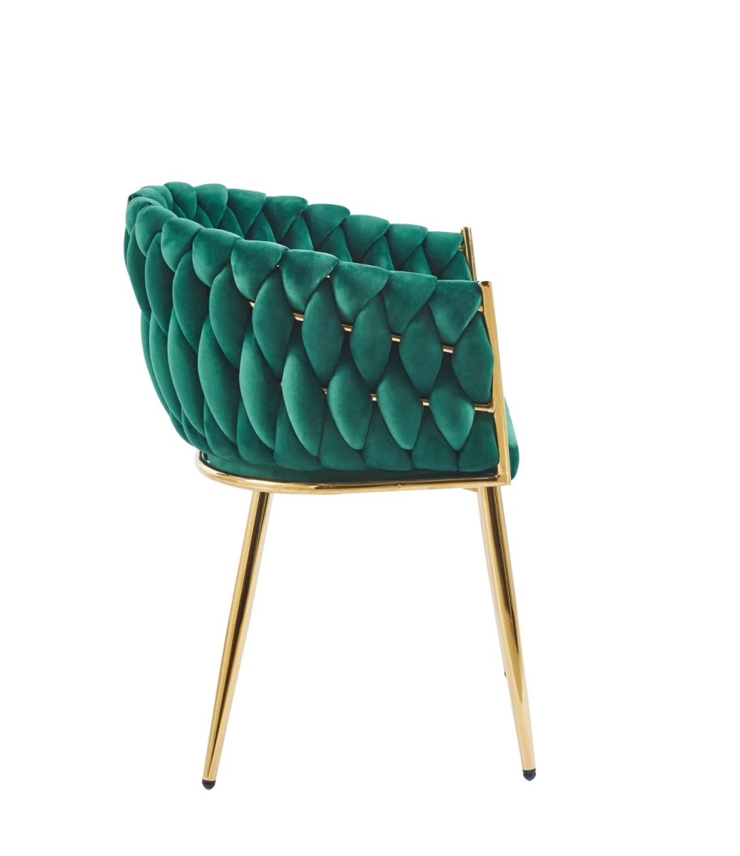Krzesło velvet - Riviera 38 zielone