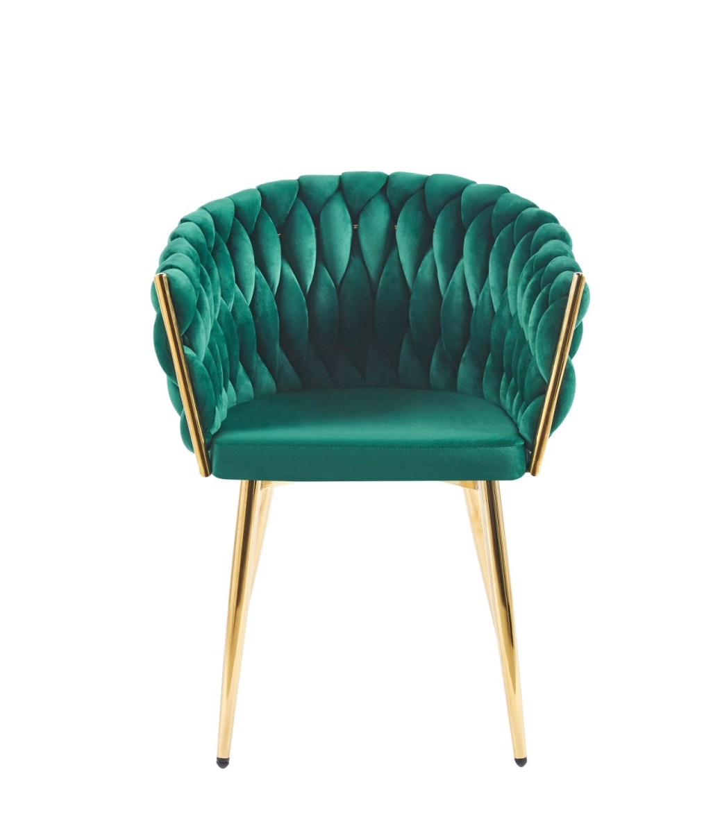 Krzesło velvet - Riviera 38 zielone