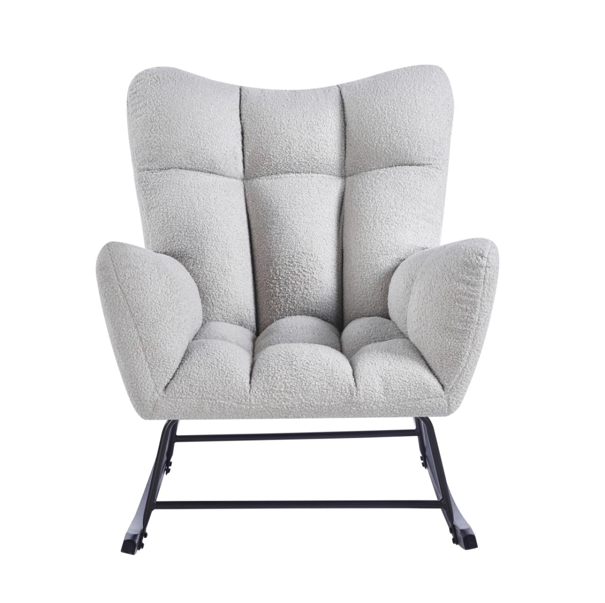 Fotel bujany Teddy - Quelle 83 szary
