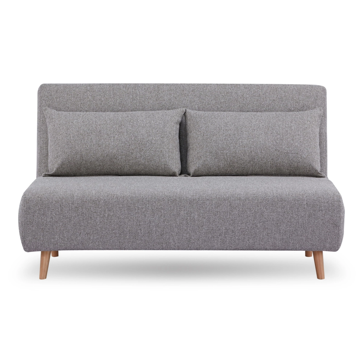 Sofa rozkładana Marlow 2 szara/ nogi