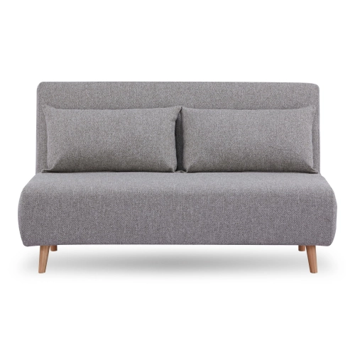Sofa rozkładana szara do salonu, Marlow 