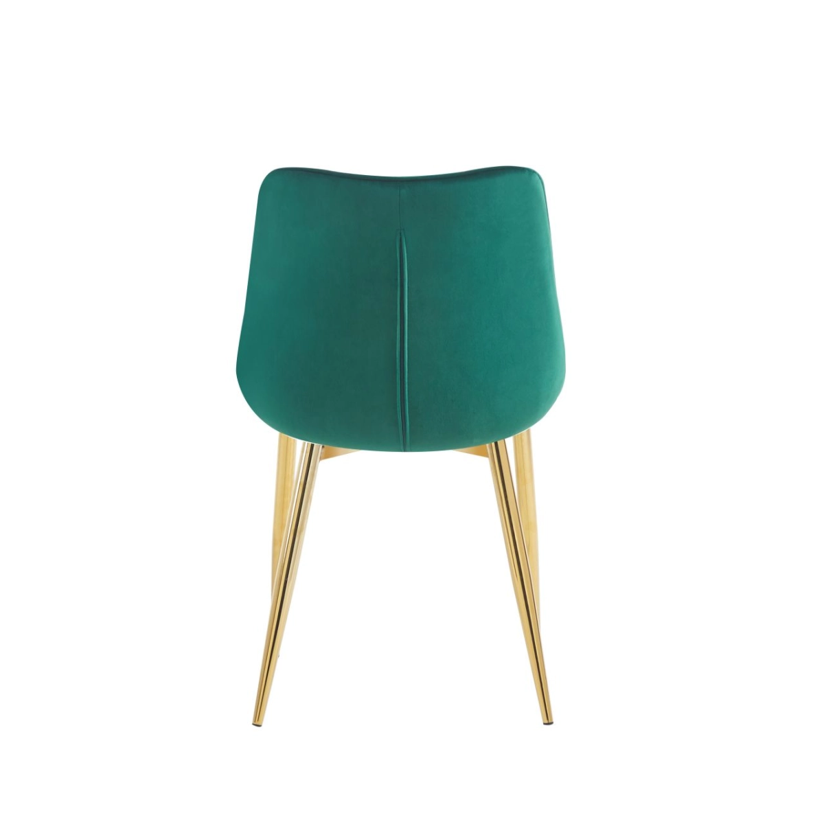 Krzesło velvet (zielone) / złote nogi