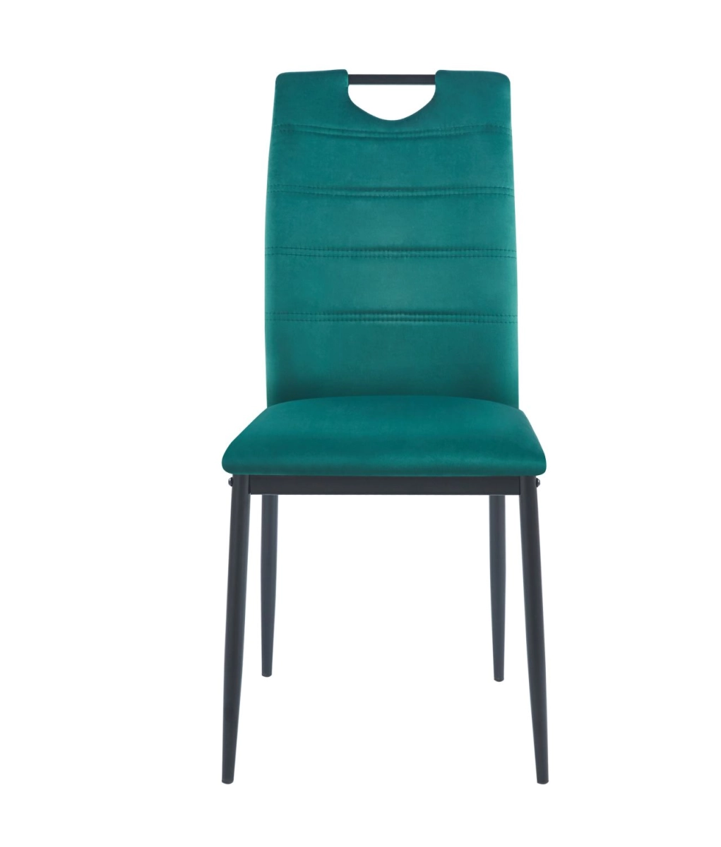 Krzesło velvet (zielone)