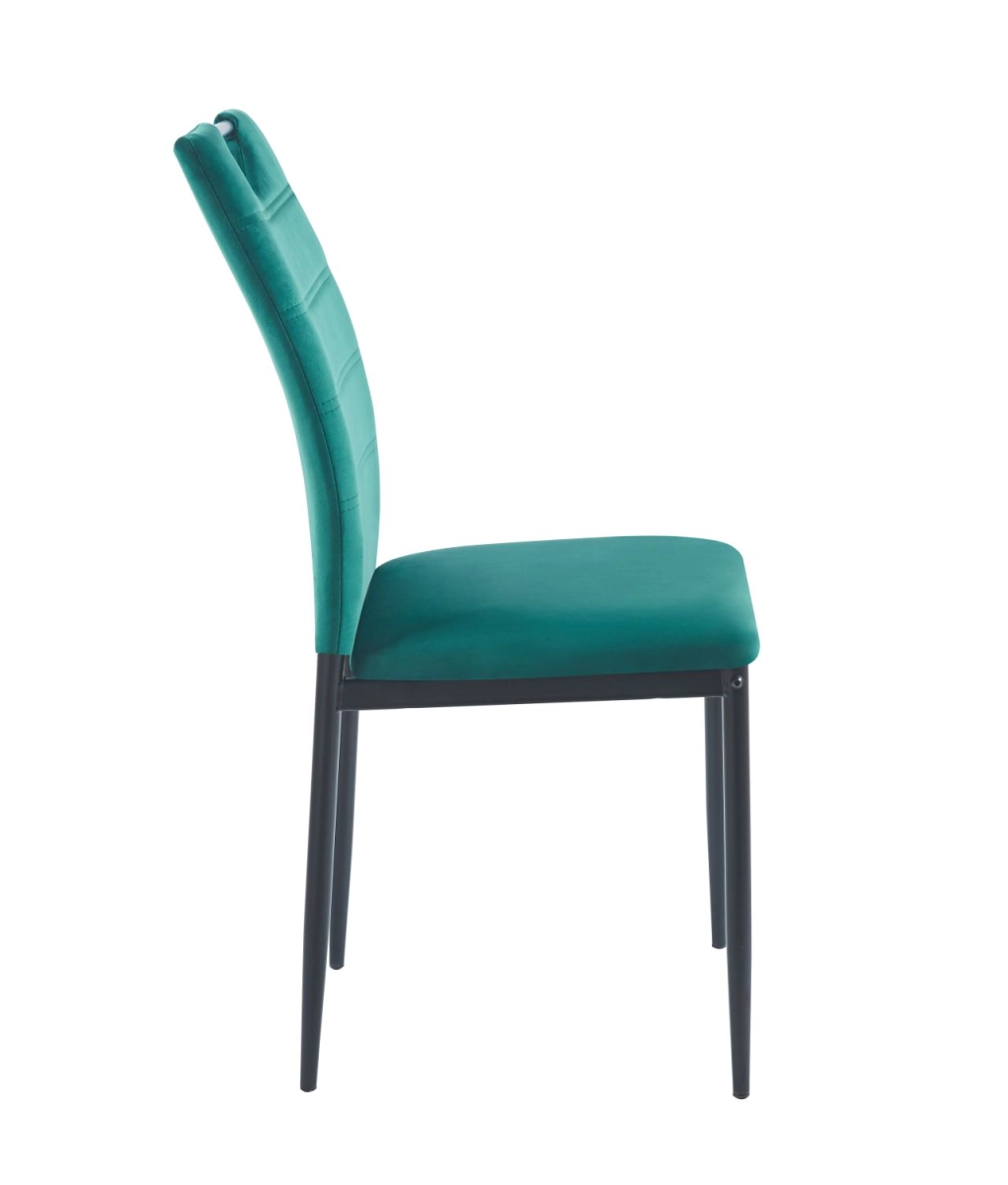 Krzesło velvet (zielone)