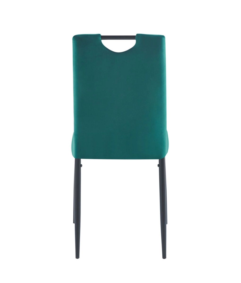 Krzesło velvet (zielone)