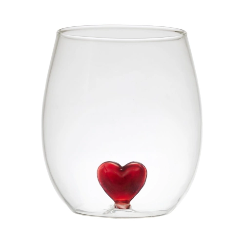 Szklanka z figurką 400 ml Serce