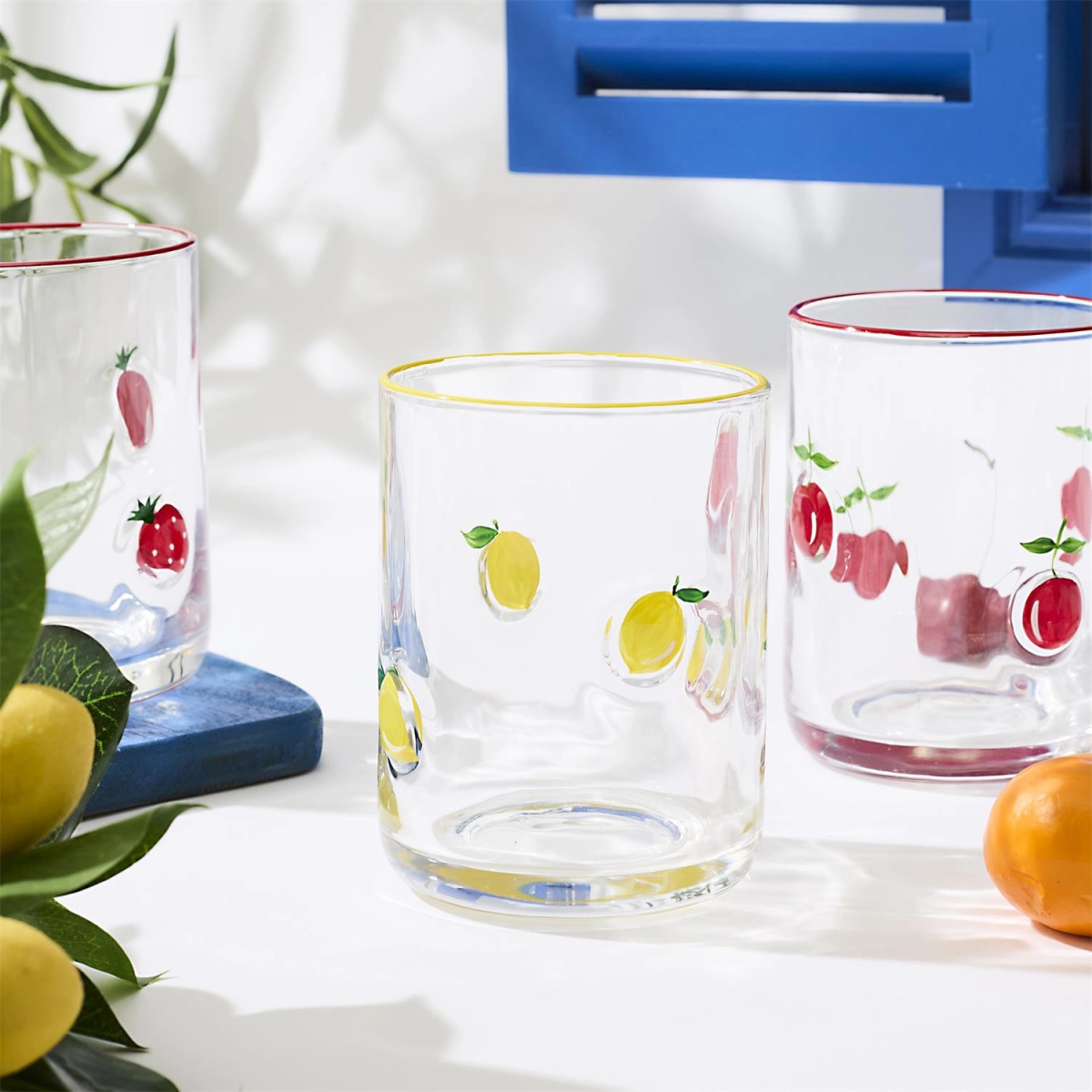 Szklanka w owoce wiśni 390ml