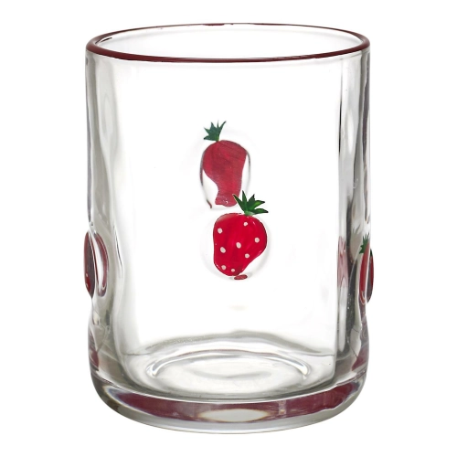 Szklanka w owoce truskawki 390 ml