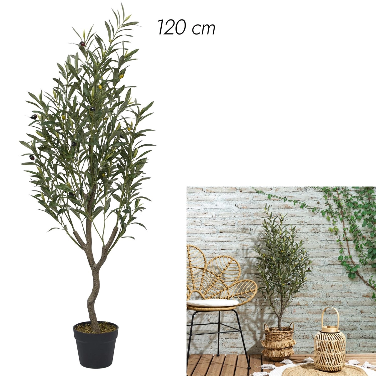 Sztuczna roślina drzewko oliwne 120cm