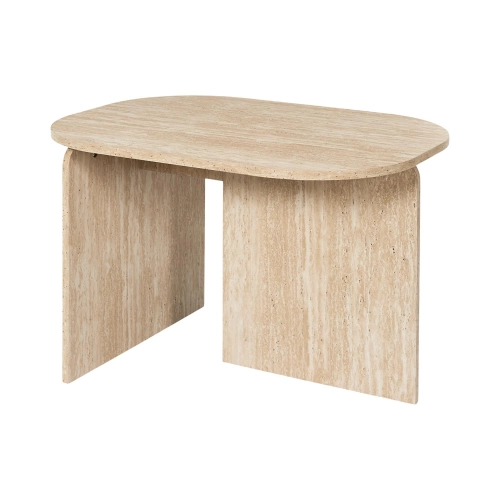 Stolik kawowy 45 cm, trawertyn Umor 