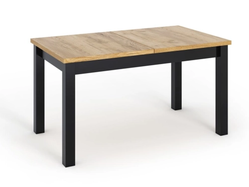 Stół rozkładany 160x90 cm, dąb złoty craft do salonu Atek 