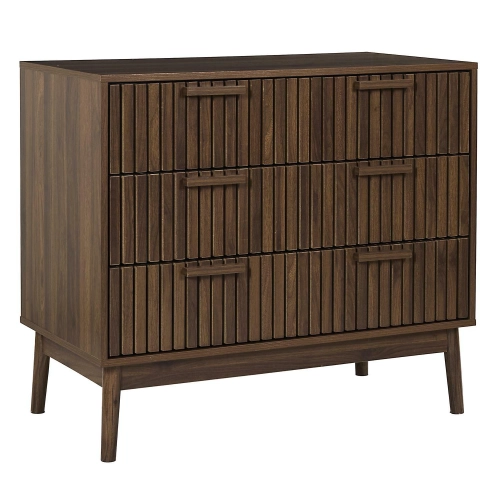 Komoda 90 cm, z 3 szufladami, orzech do salonu Maroon