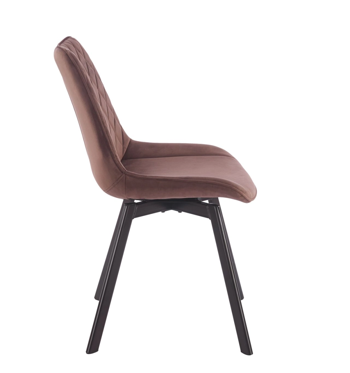 PRZEDSPRZEDAŻ -15% do 25.09 ! Krzesło velvet - Riviera 26 mokka brązowe