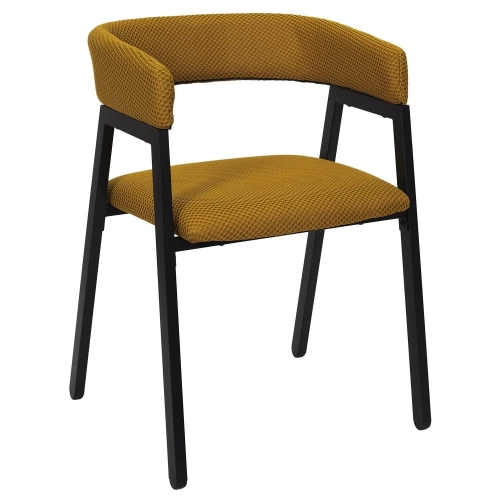 Krzesło żółte do salonu, Craft 