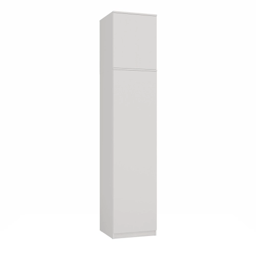 Szafa otwierana z nadstawką 50 cm, biała matowa SD-50
