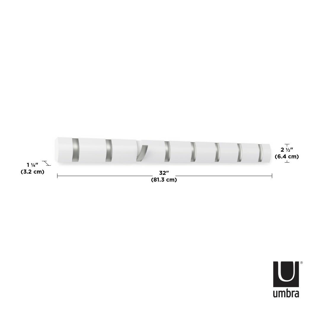 UMBRA wieszak na ubrania FLIP 8 biały