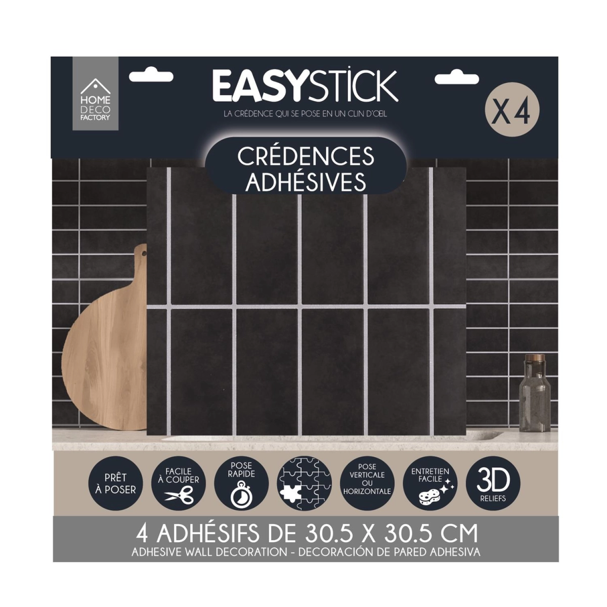 Płytki samoprzylepne na ścianę Easy