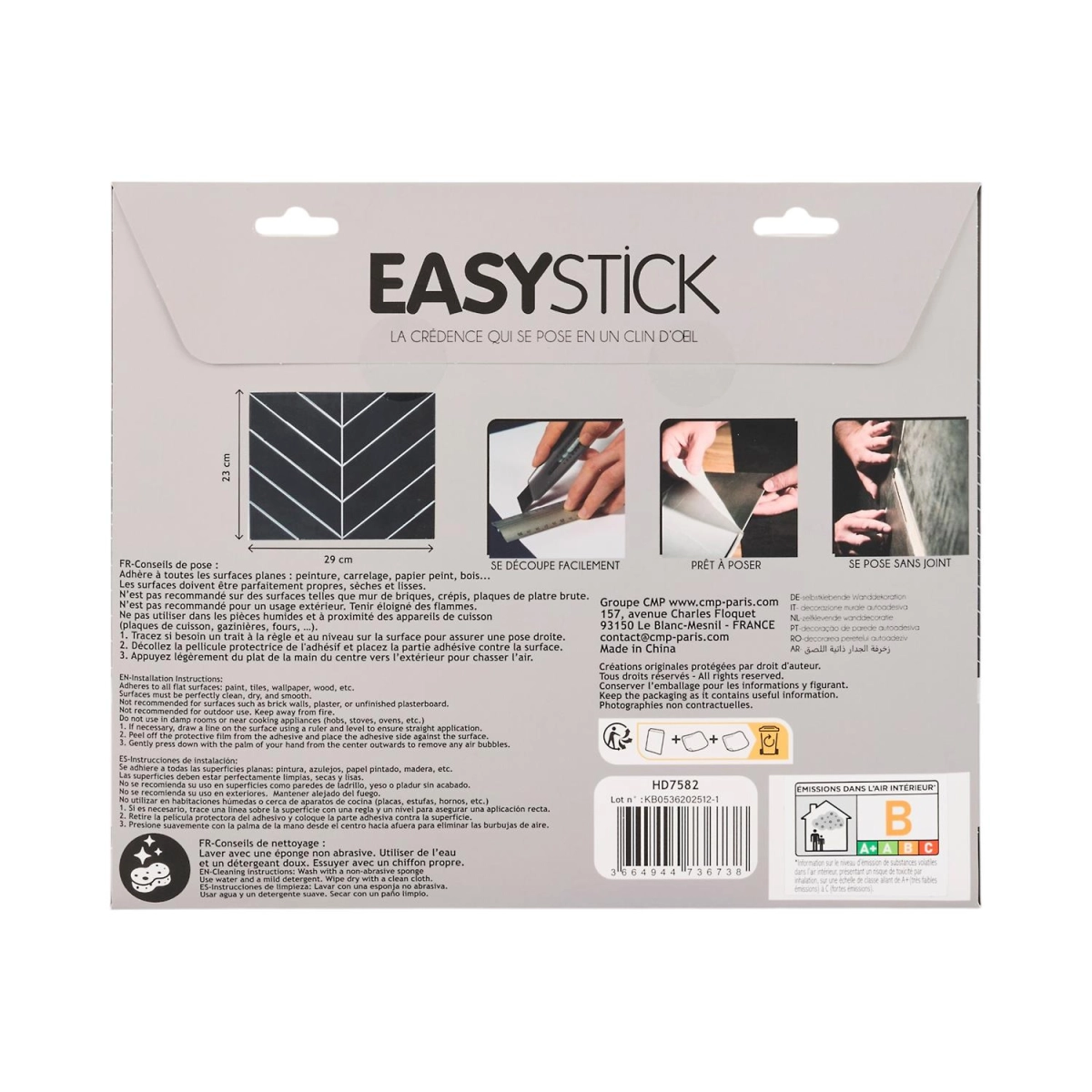 Płytki samoprzylepne na ścianę Easy
