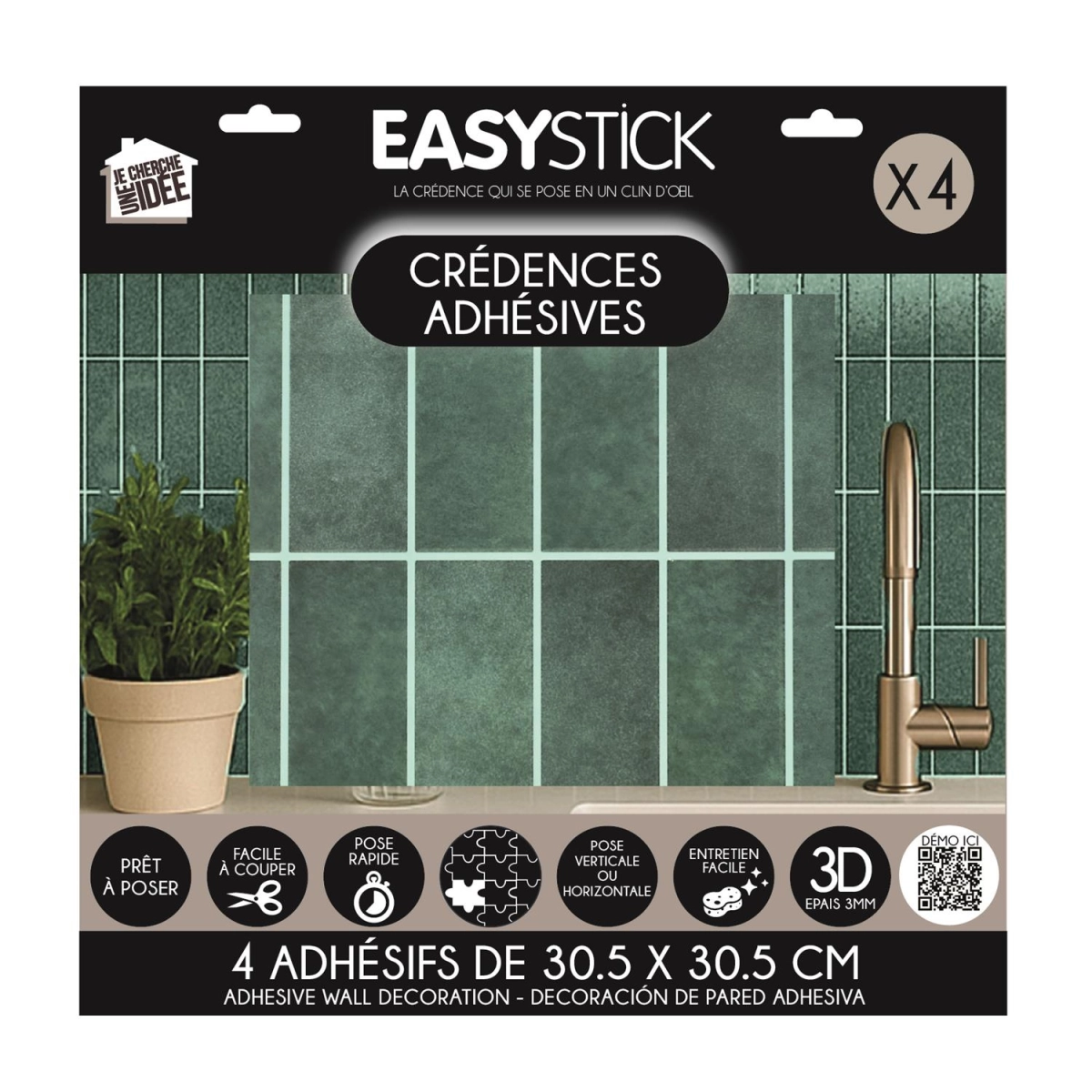 Płytki samoprzylepne na ścianę Easy