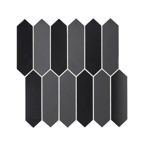 Panel winylowy czarny samoprzylepny na ścianę Easy Stick