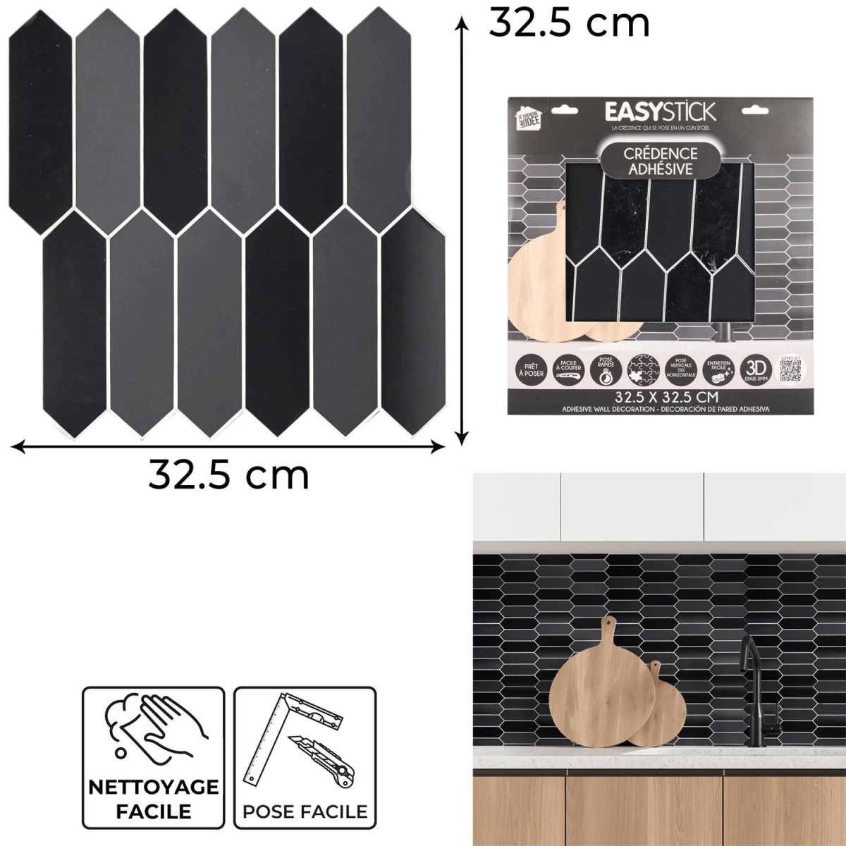 Panel winylowy samoprzylepny na ścianę