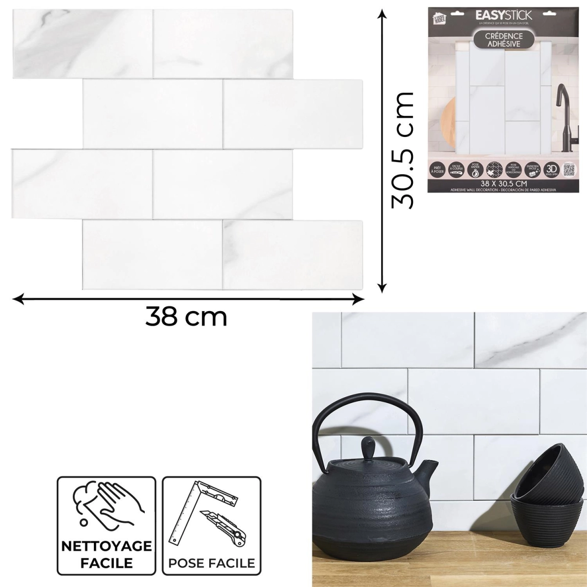 Panel winylowy samoprzylepny na ścianę