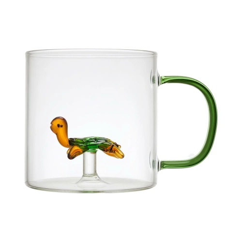 Kubek z figurką 300 ml żółw