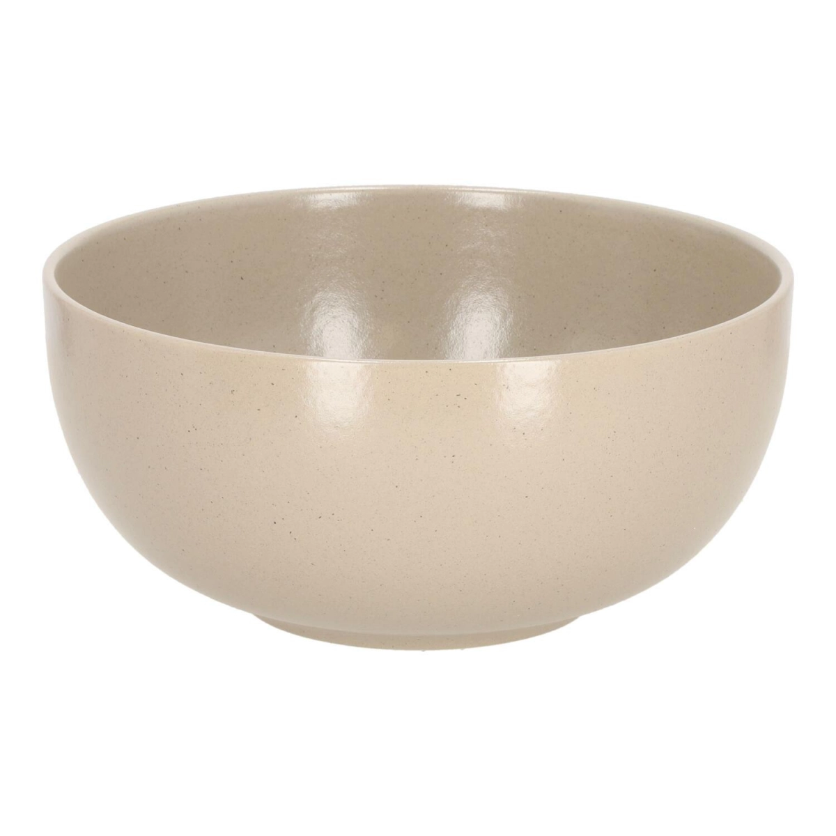Miska Gomera 25 cm beżowa okrągła