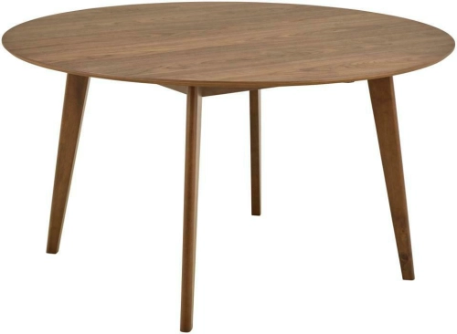 Stół okrągły 140 cm, orzech do salonu Roxby