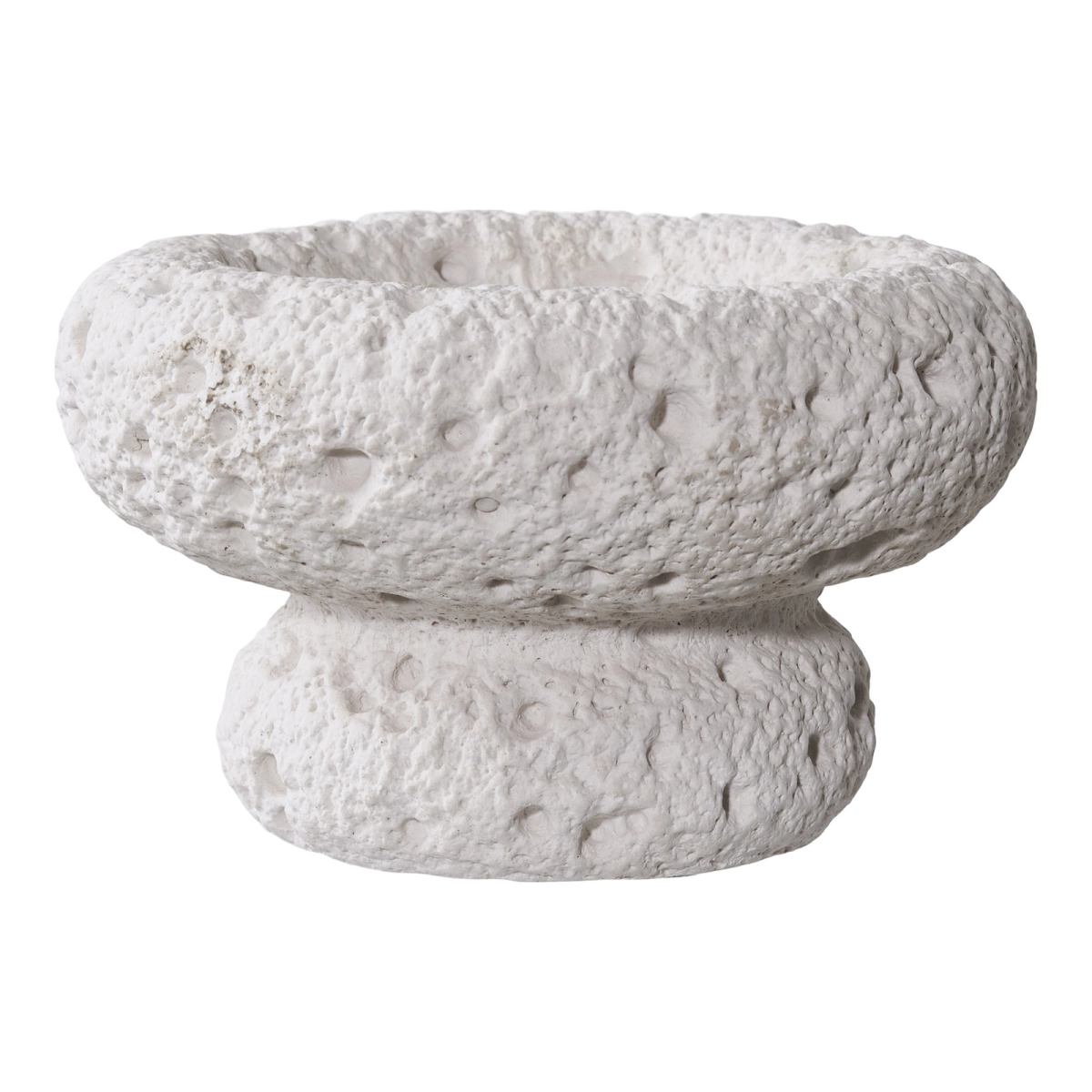 Zestaw 2 świeczników kamień cementowe