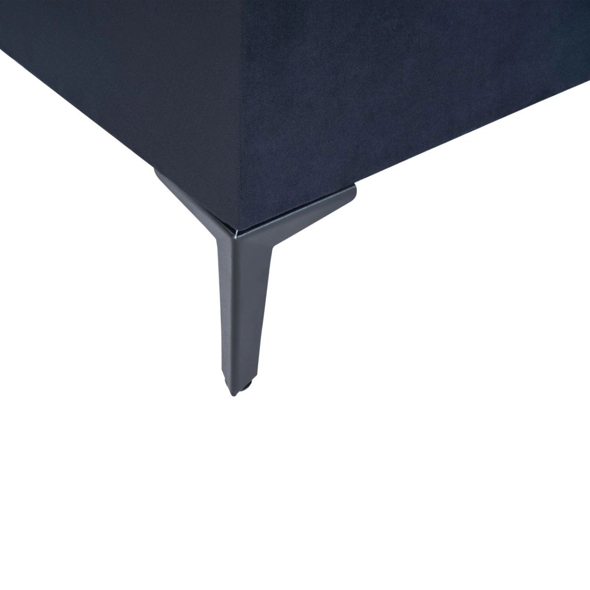 PRZEDSPRZEDAŻ -15% do 22.10 ! Szafka nocna SMART - velvet czarna Riviera 100