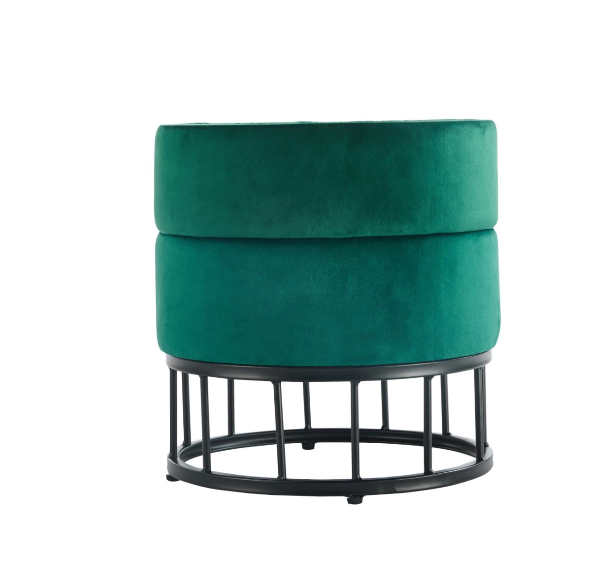 Puf velvet - Riviera 38 zielony