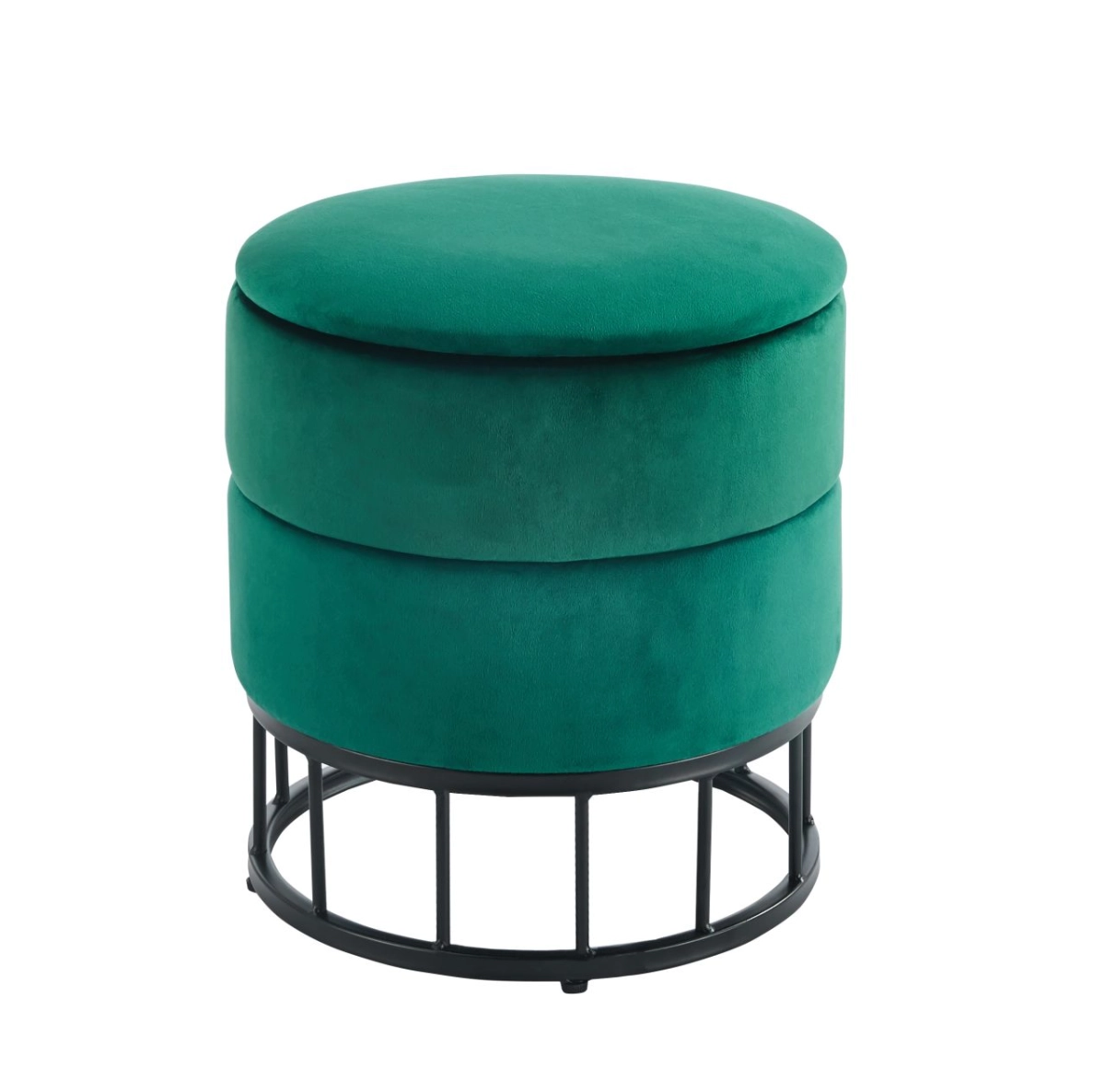 Puf velvet - Riviera 38 zielony