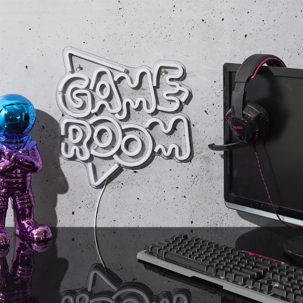 Lampka LED neon Game room