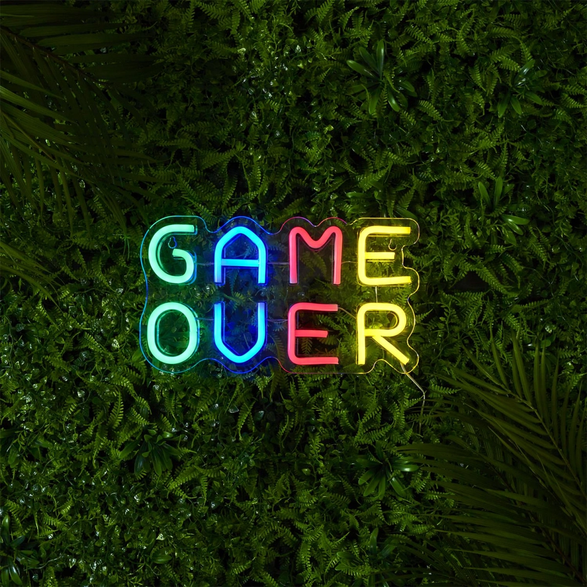 Lampka LED neon Game over
