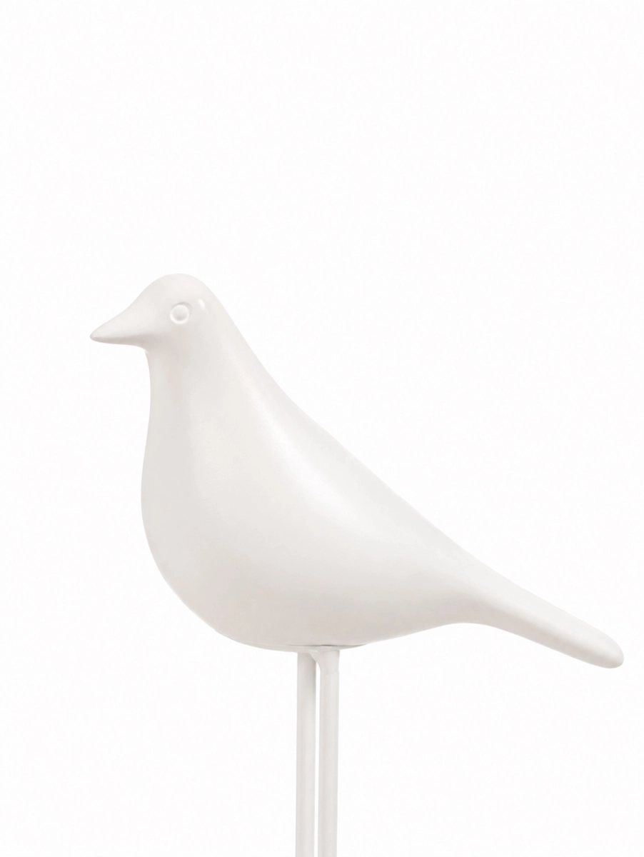 Zestaw 2 dekoracji SHP BIRDY biała